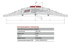 Лист КАМАЗ 10 задний L=270x90x20 5322-2912110-02