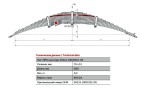 Лист КАМАЗ 11 передний L=580x75x11 55111-2902111-05