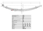 Рессора МАЗ передняя L=2095мм 6312-2902012-000 (4 листа)