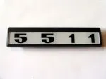 Табличка КАМАЗ на дверь 5511