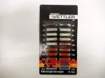 Предохранитель КАМАЗ цилиндрические (5А,8А,16А,25А в к-те 20штук) VETTLER