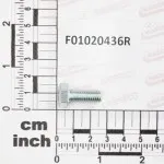 F01020436 Болт М8х1,25х20 (8.8)