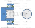 Подшипник шариковый SLU53-012-2T FKL