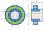 Подшипник шариковый SLE47-16S-2RS FKL