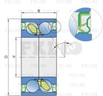 Подшипник шариковый двухрядный 357234A FKL