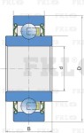 Подшипник шариковый 204KRR FKL