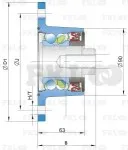 Ступица режущего узла AGRO POINT IL60-133/4H-3/4-16UNF FKL