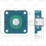 Подшипниковый узел LEFG210-TDT FKL