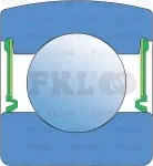 Подшипник шариковый 6209-2RS.K FKL