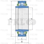 Подшипник шариковый 209KRRK/50.135 FKL