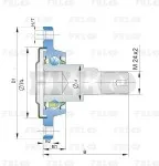 Ступица режущего узла AGRO POINT IL30-100/4T-M24x2 FKL