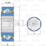 Подшипник шариковый SL53-014-2T FKL