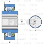 Подшипник шариковый 205KRR2 FKL