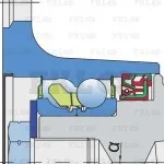 Ступица режущего узла AGRO POINT IL60-145/4H-M27x2-RH-40 FKL