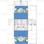 Подшипник шариковый SL5316-2T FKL