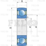 Подшипник шариковый 1726306-2RS1 FKL