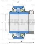 Подшипник шариковый самоустанавливающийся LY208-108-2F.SH FKL
