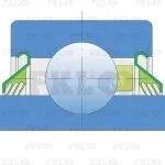 Подшипник шариковый Q203PP.AH05 FKL