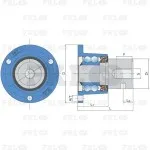 Ступица режущего узла AGRO POINT IL50S-98/3T-M20 FKL
