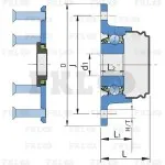 Ступица режущего узла AGRO POINT IL20-75/6H-B17+GK FKL