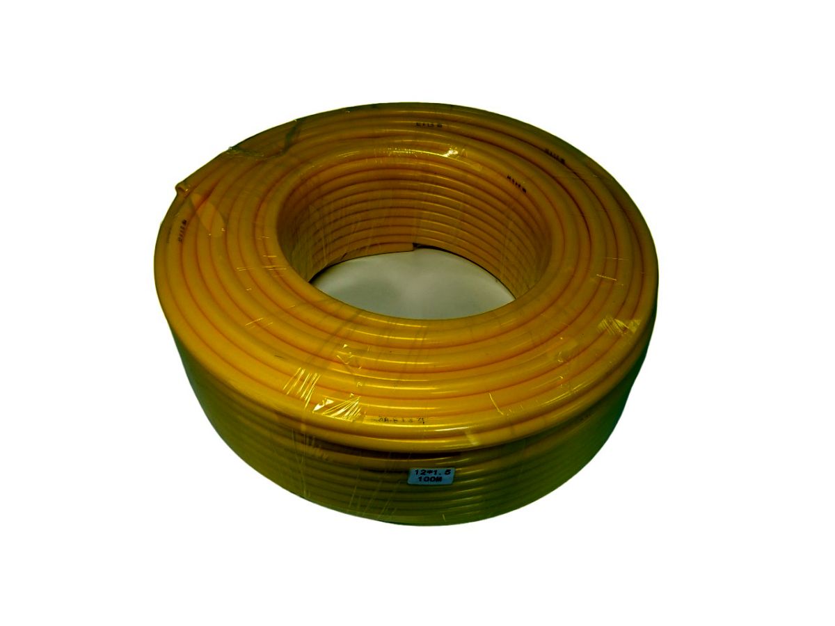 Трубка ПВХ 12х1.5 (полиамид) тормозная (РА12) желтая