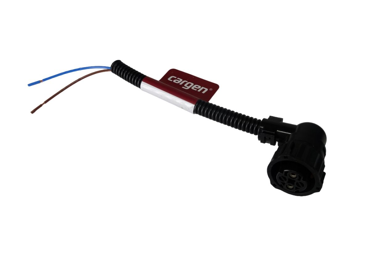 Разъем клапана электромагнитного Камаз (2-х контактный) СЦБ-2 (с проводом)
