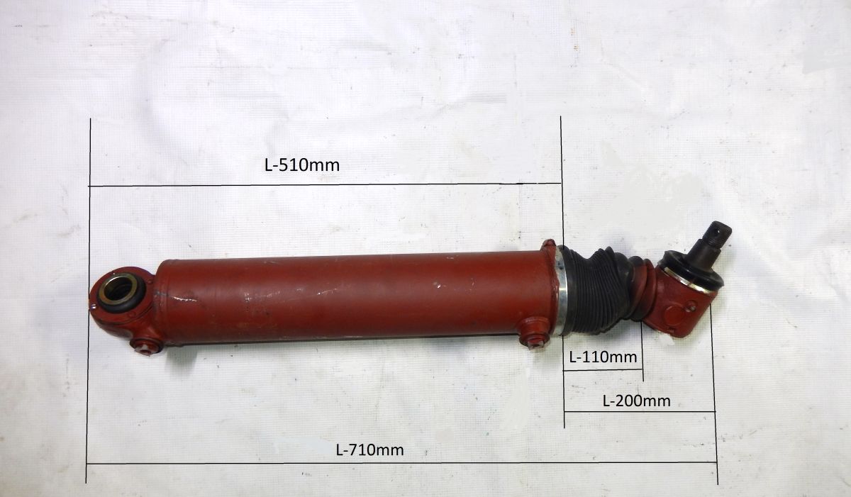 Силовой цилиндр МАЗ ГУР ЦГ80-360 5336-3405005-20 ( цилиндроический шкворень)