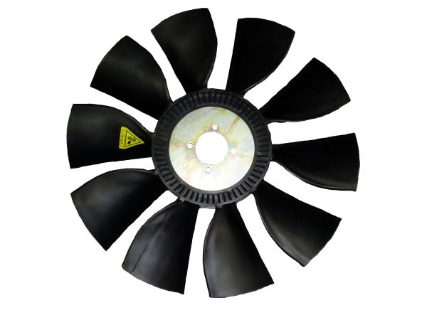 Крыльчатка вентилятора ЯМЗ-КАМАЗ пластик  d=65мм Дн=600мм дв 238БЕ 7511 (винт) (черная)