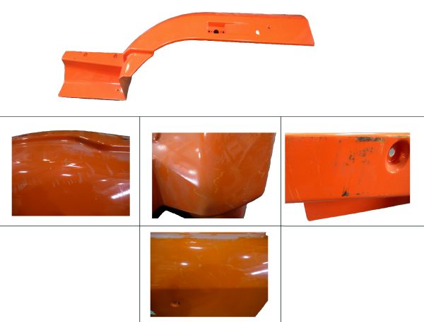 Крыло КАМАЗ переднее 63501-8403015-50 левое оранжевый