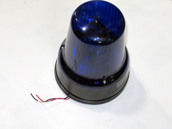 Маяк сигнальный 12-24В светодиодый на болтах (синий)