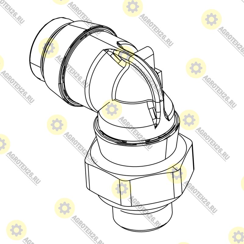 A85801 КОЛЕНЧАТЫЙ  ПАТРУБОК John Deere