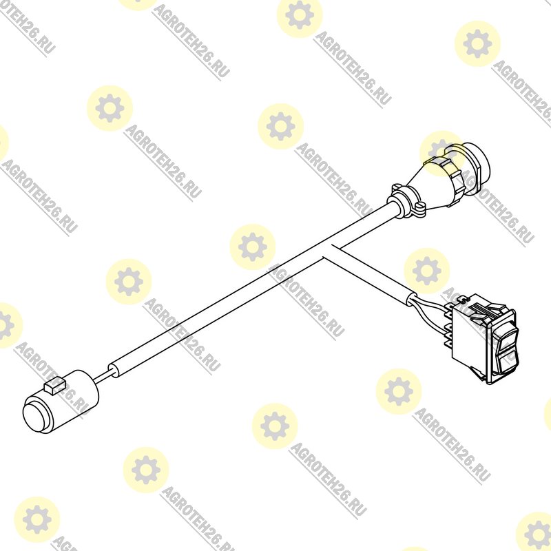 PF80413 ЖГУТ  ПРОВОДОВ John Deere