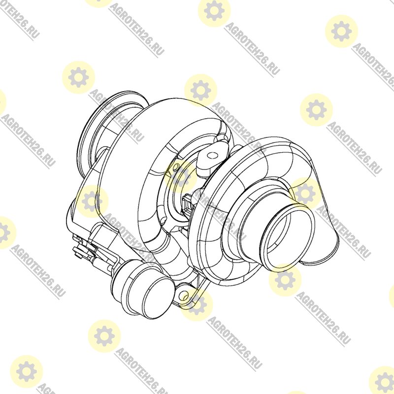 RE519833 ТУРБОНАГНЕТАТЕЛЬ John Deere