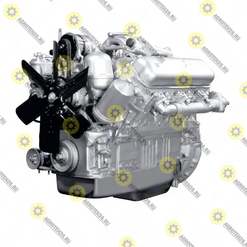 Двигатель (стартер, генератор, без КПП и сцепления, с электрооборудованием, основная комплектация, 300 л.с.) ЯМЗ 238НД-5