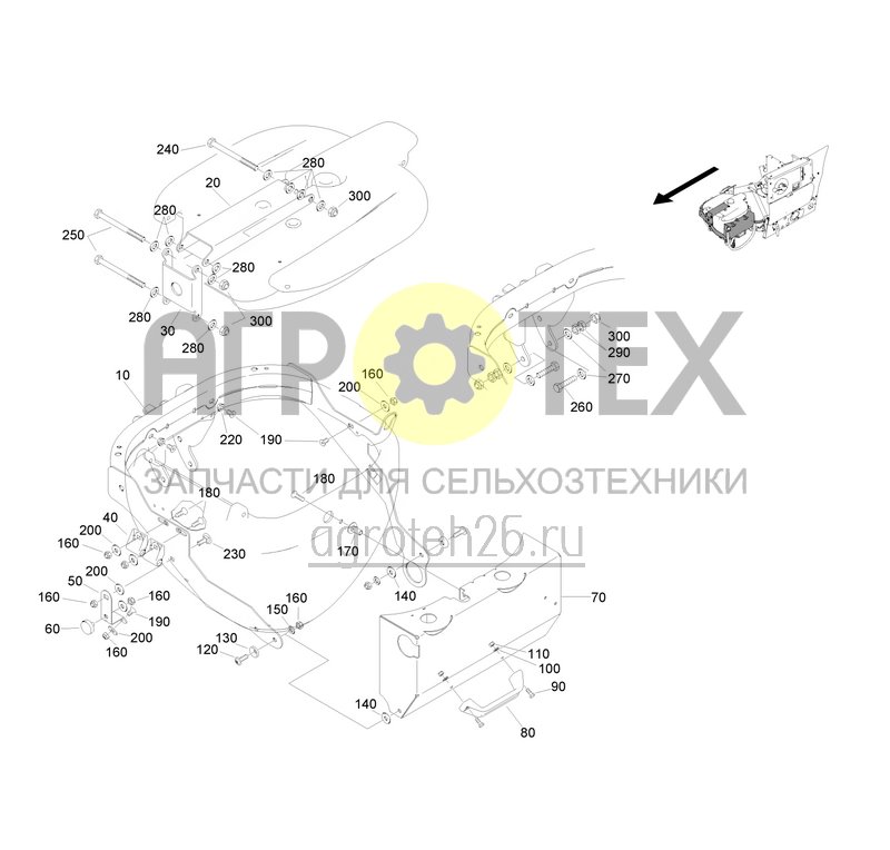 Чертеж  Бак-смеситель UX 11201 держатели до 11.2020 (ETB-0000000497) 