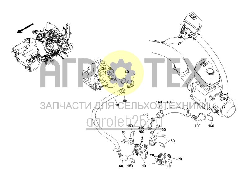 Чертеж  Кран-источник для бака-смесителя (ETB-0000000599) 