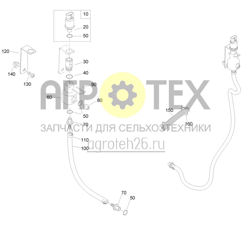 Чертеж  Датчик давления KWT UX (ETB-0000000707) 