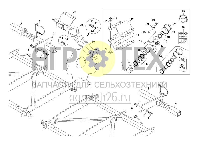 Чертеж  Крайние выравнивающие диски (ETB-0000000932) 