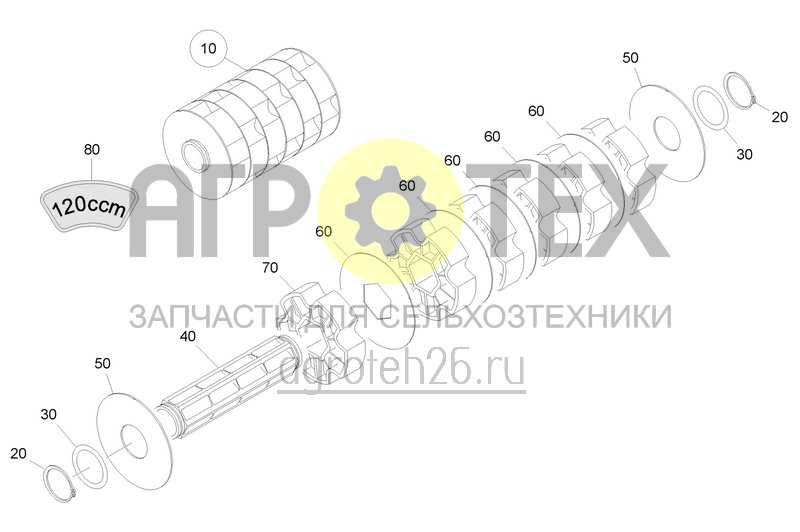 Чертеж  Дозирующая катушка 120/210 см? (ETB-0000000994) 