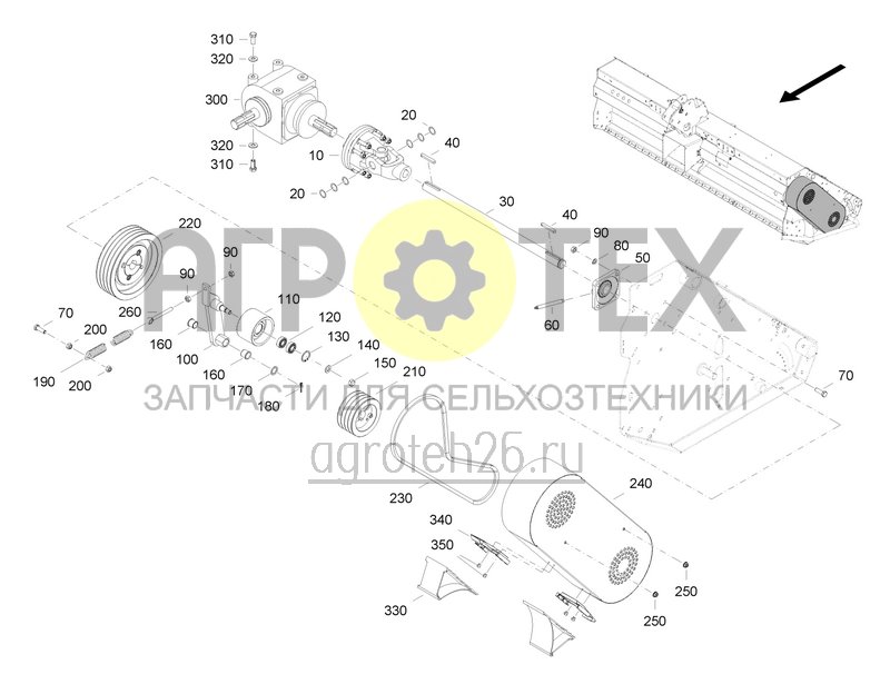  Привод (ETB-0000001010)  (№40 на схеме)