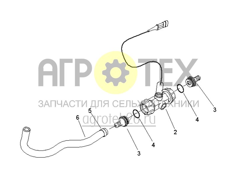 Чертеж  Перепускная линия UX (ETB-0000001265) 