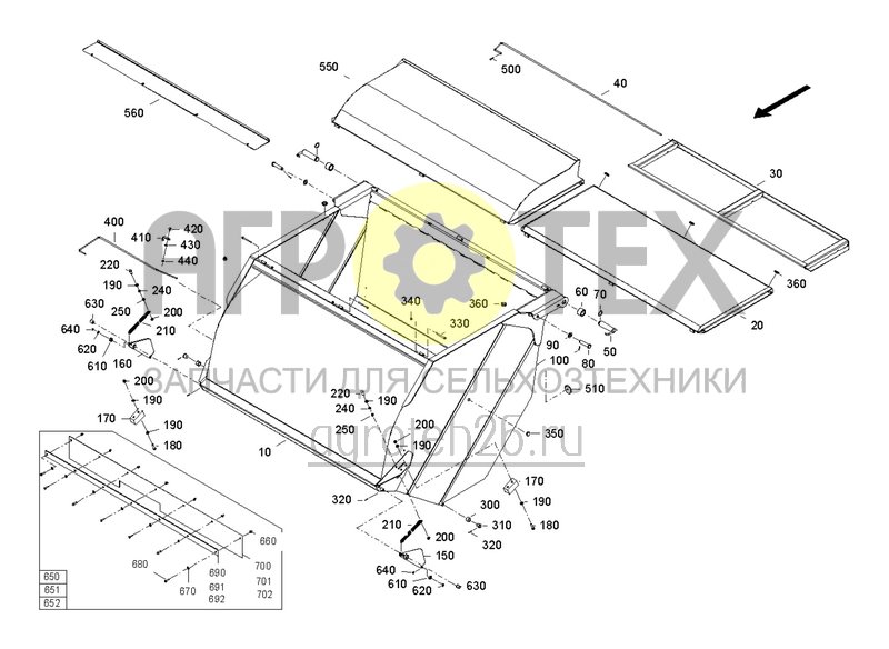 Чертеж  Травосборник до GHS0002664 (ETB-0000001267) 