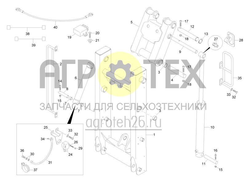 Чертеж  Модуль подъема (1) (ETB-0000001270) 