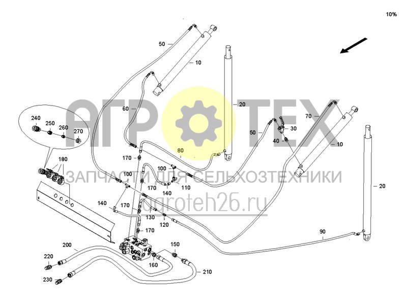  Гидравлика GHS электро (ETB-0000001331)  (№70 на схеме)