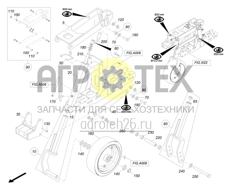 Чертеж  Параллелограмм KPP-H (ETB-0000001426) 