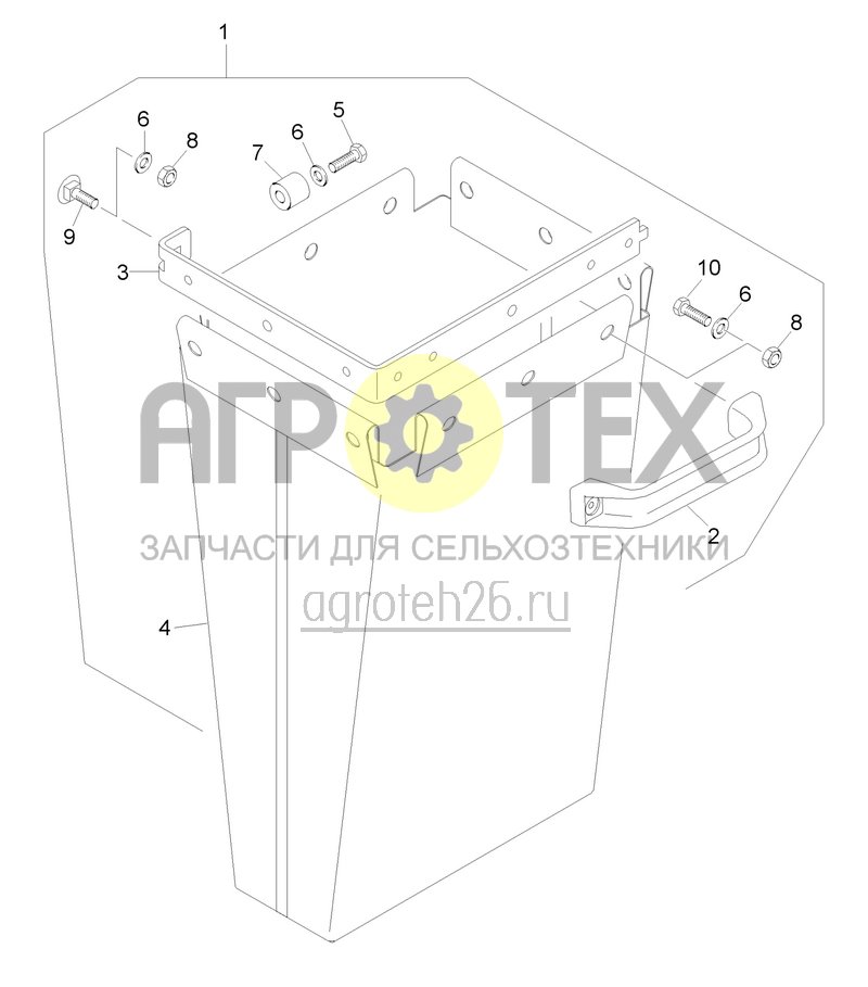  Мешок для калибровки поперечный (ETB-0000001452)  (№1 на схеме)