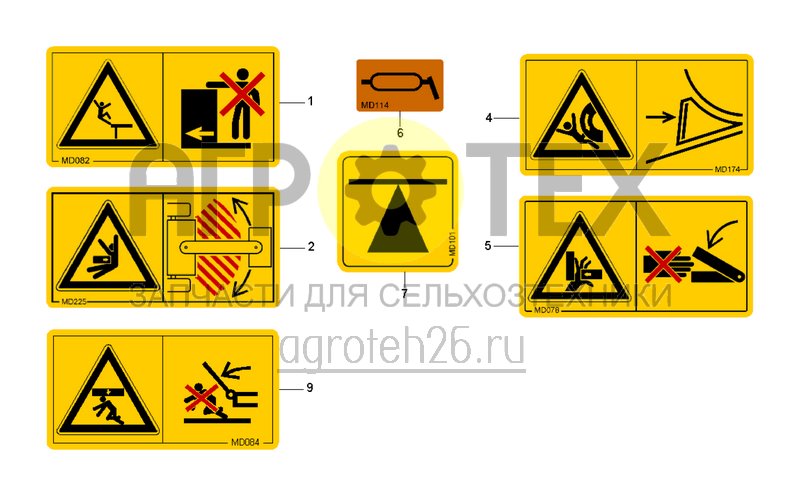 Чертеж  Предупреждающие знаки (1) (ETB-0000001581) 