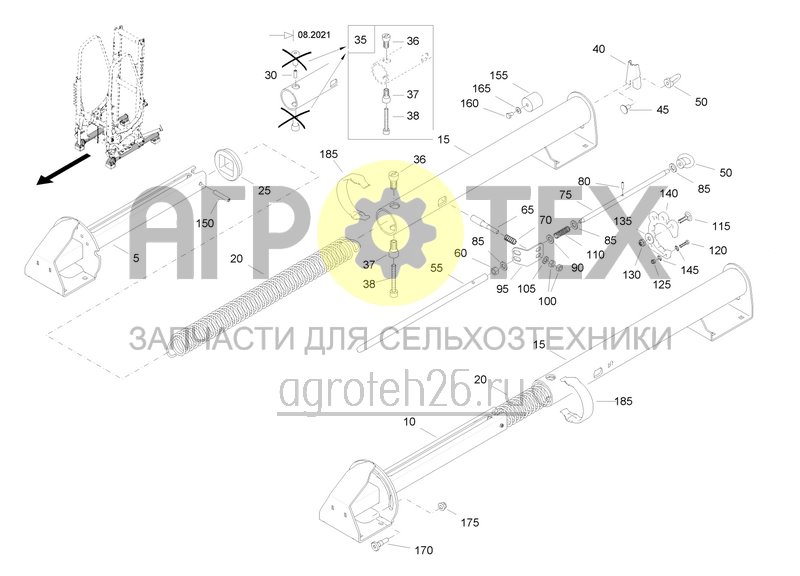 Чертеж  Стояночная система мал. (ETB-0000001608) 