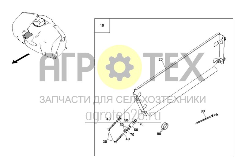 Чертеж  Дооснащение перегородки (ETB-0000001610) 