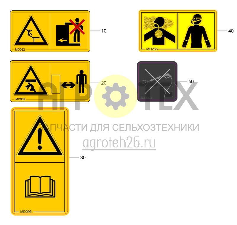 Чертеж  Предупреждающие знаки (ETB-0000002077) 